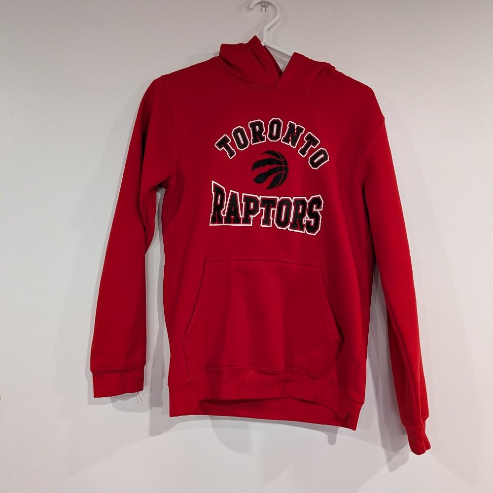 Toronto Raptors Hoodie Hooded Sweatshirt Red Size XL